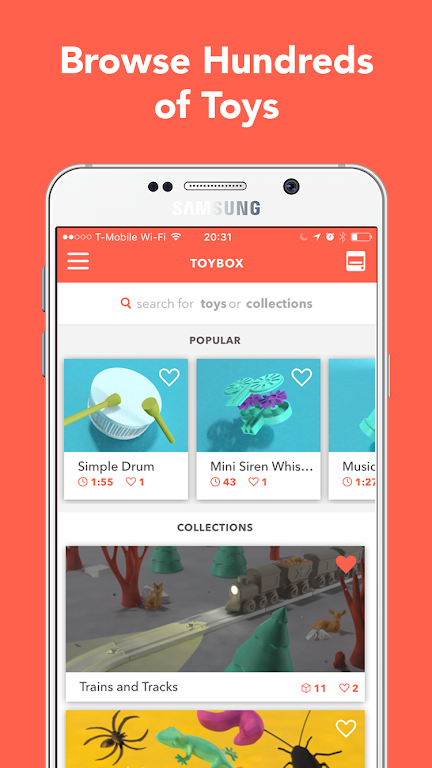 Screenshot Toybox - 3D Print your toys! 3