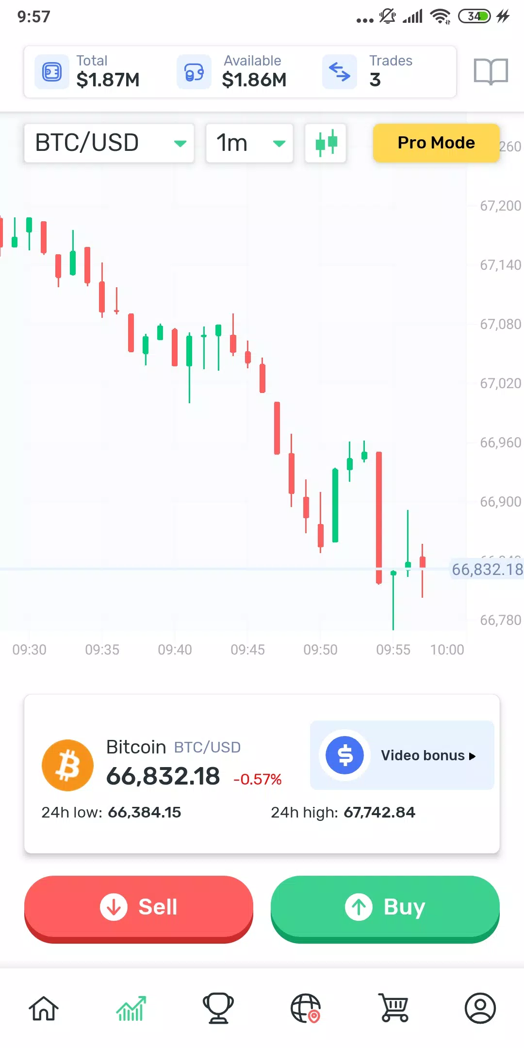 Cryptomania —Trading Simulator Screenshot 2