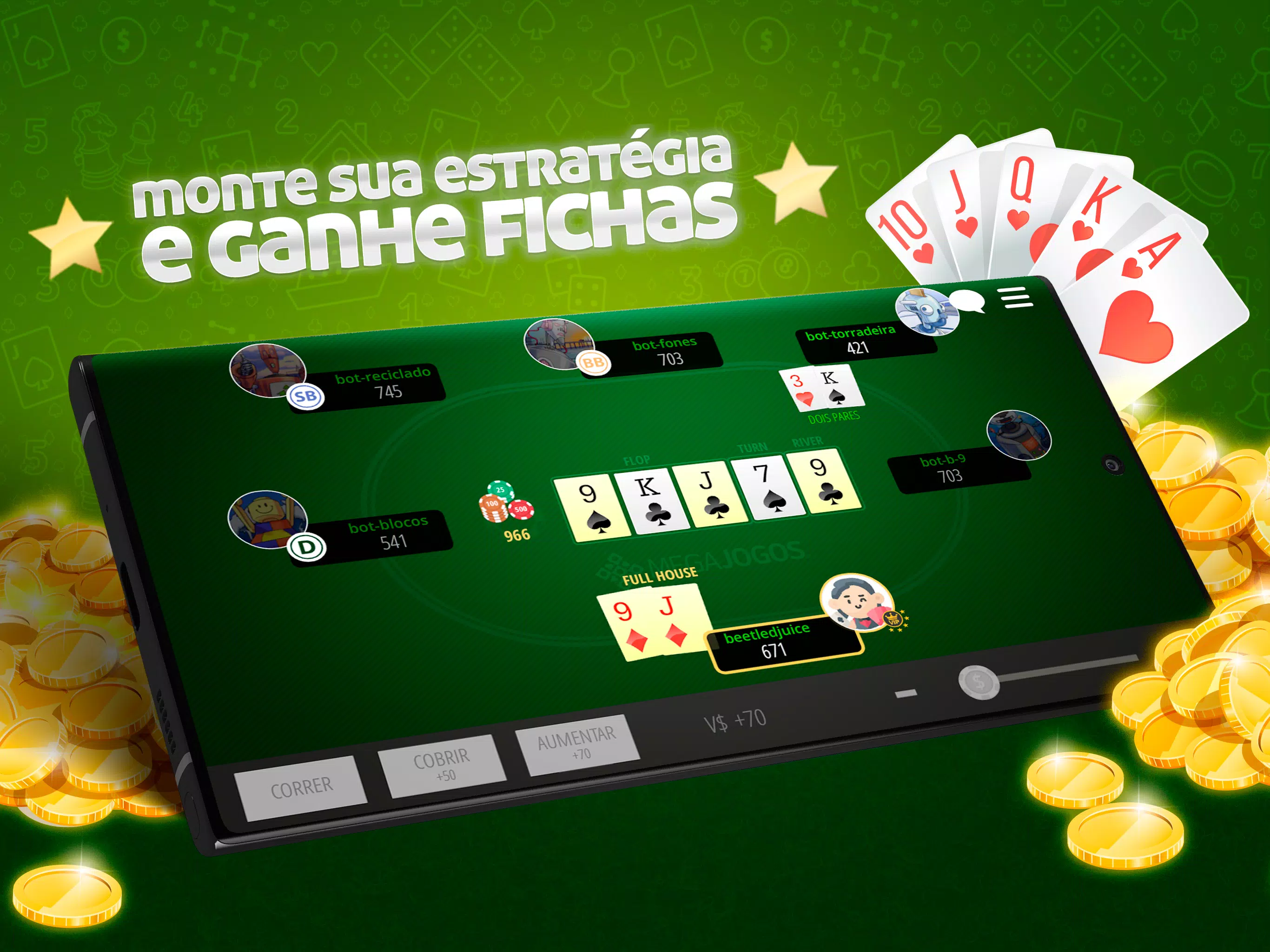 ภาพหน้าจอ Poker Texas Hold’em Online 4