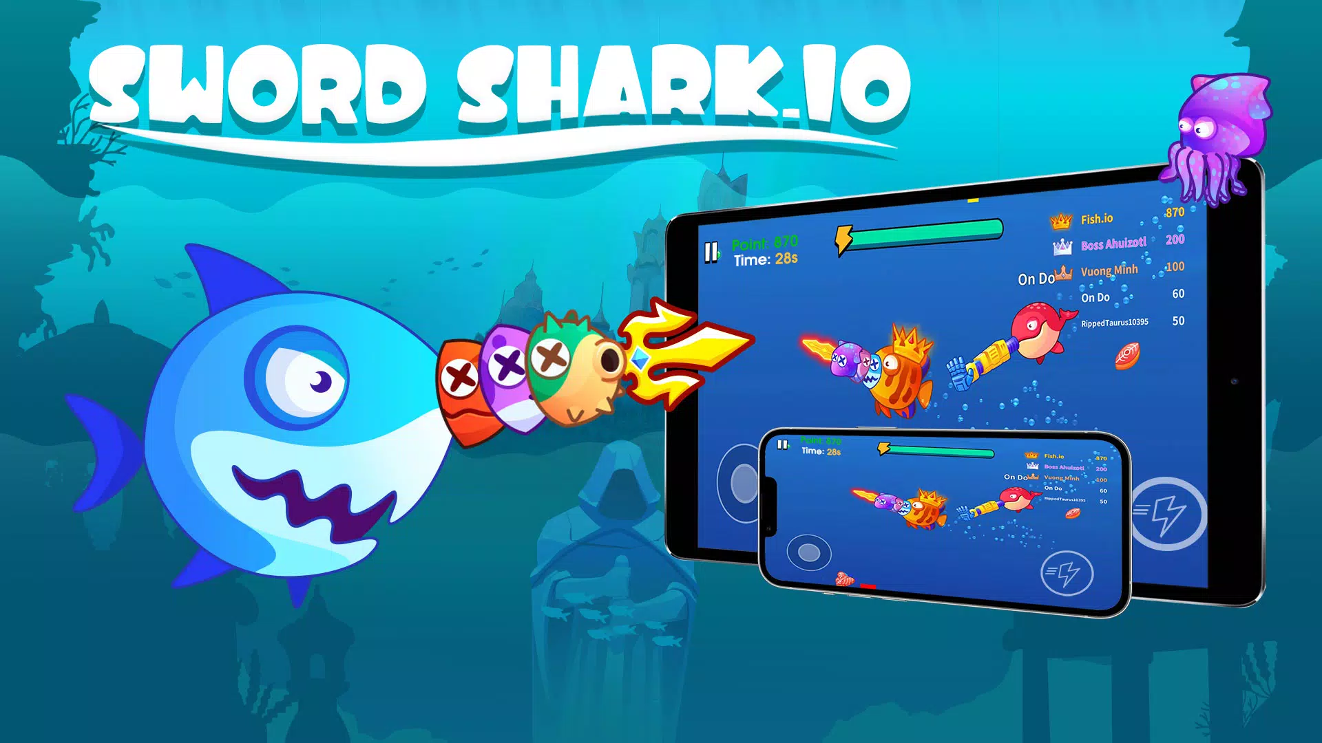 Sword Shark.io screenshot 1