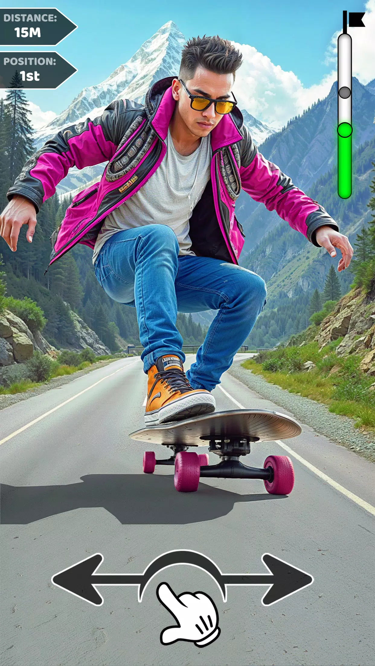 Downhill Skateboarding Game Screenshot 4