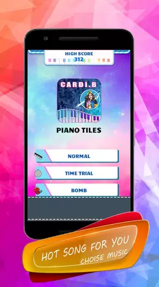 ภาพหน้าจอ Cardi B - Piano Tiles 2