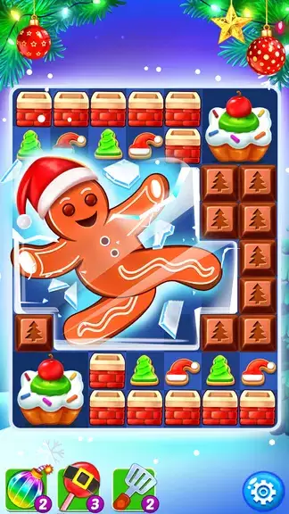 Christmas Cookie: Match 3 Game屏幕截圖3