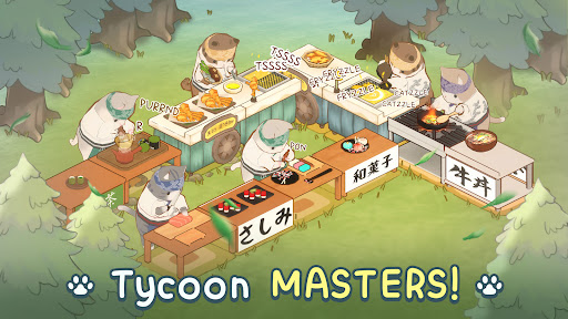 ภาพหน้าจอ Cat Garden Food Party Tycoon 3