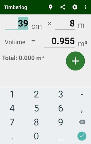 Screenshot Timberlog - Timber calculator 1