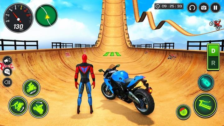 Superhero Bike Stunt Games GT ekran görüntüsü 3