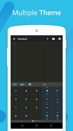 ภาพหน้าจอ CalcNote - Notepad Calculator 4