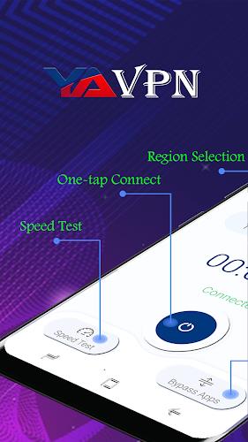 YA VPN - Ultra Fast & No Limit ảnh chụp màn hình 1