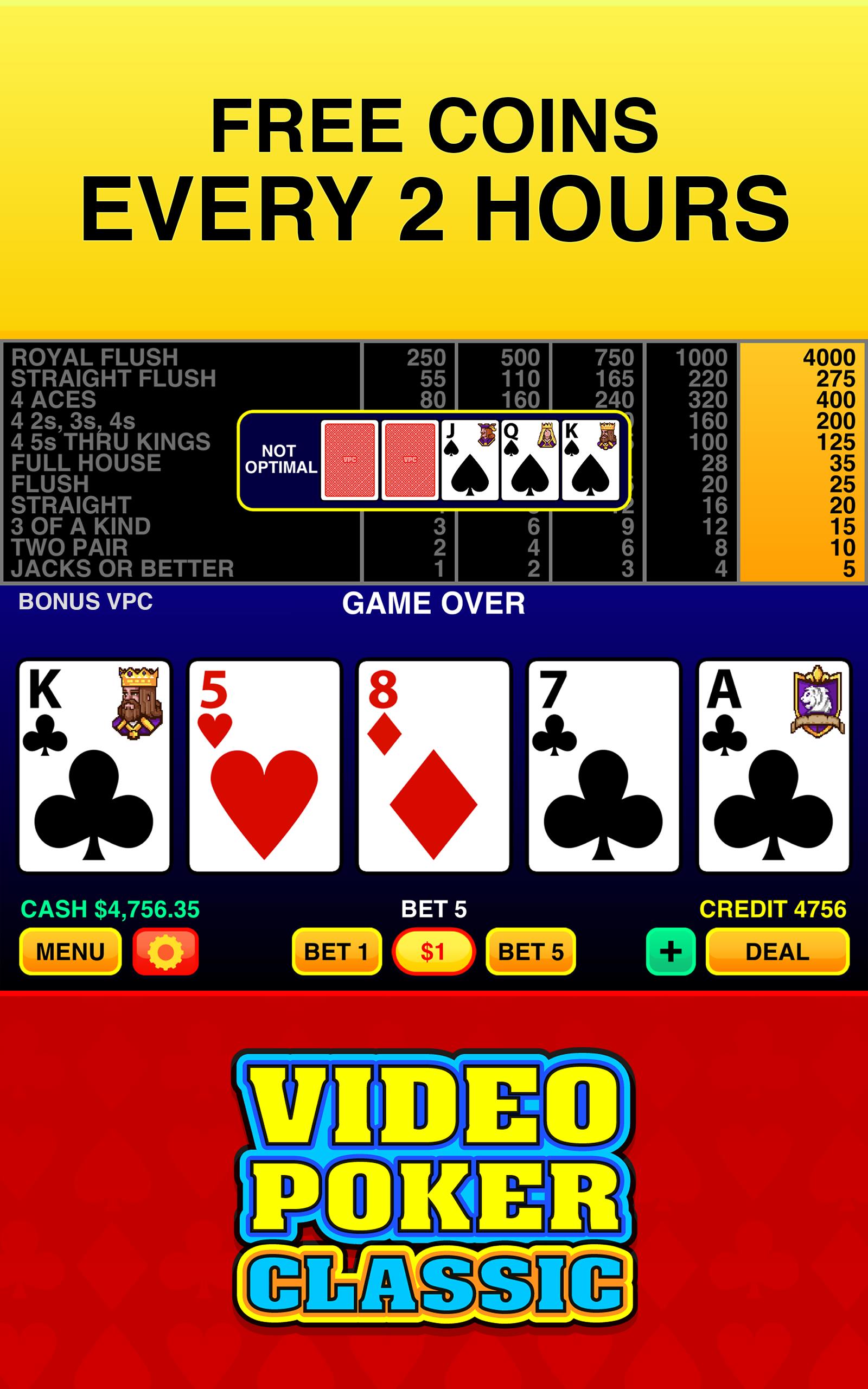 ภาพหน้าจอ Video Poker Classic ® 4