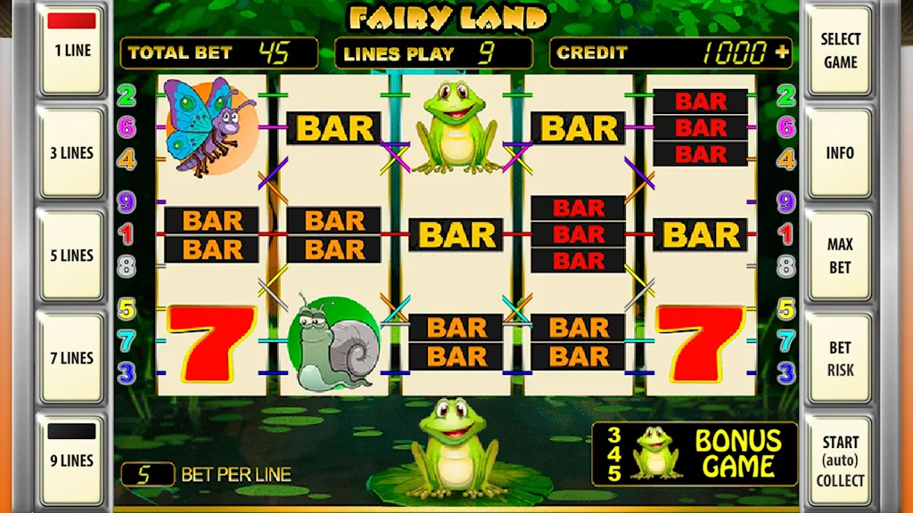 Slot machines Fairy Land Deluxe zrzut ekranu 2