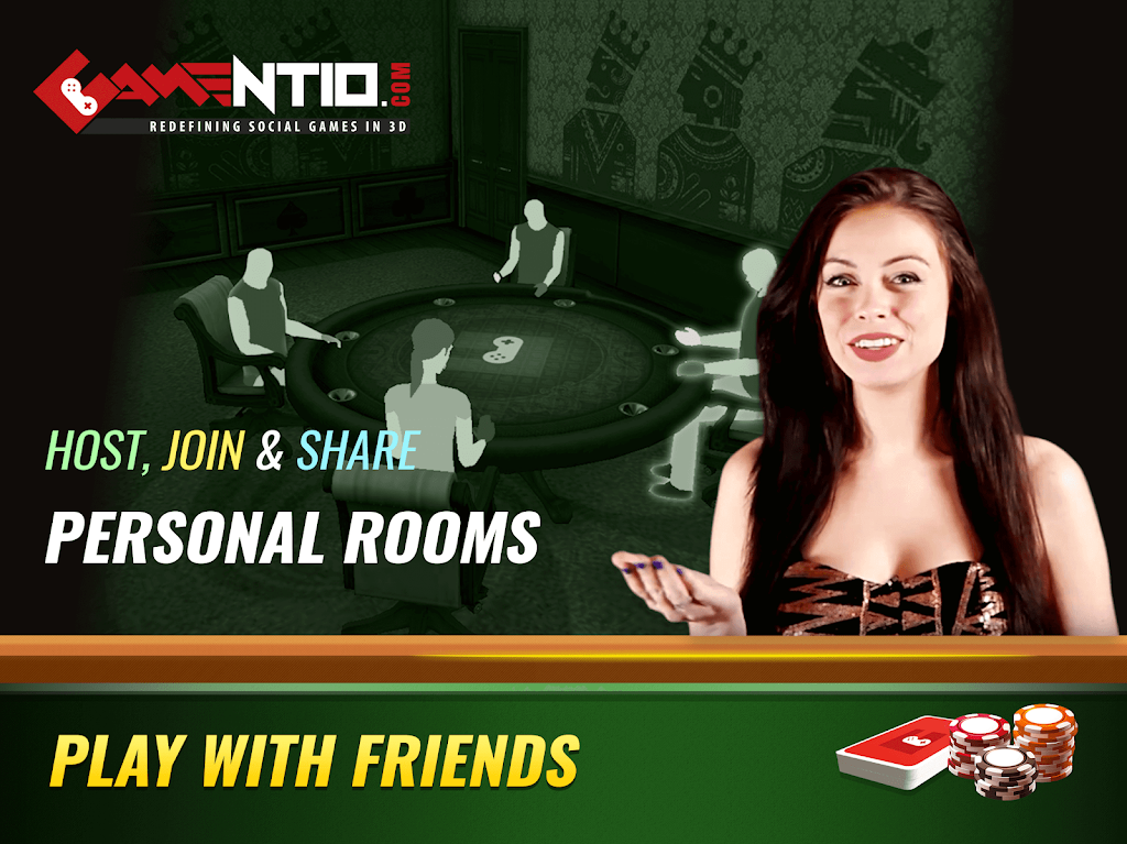 Gamentio 3D: Poker Teenpatti R Screenshot 3