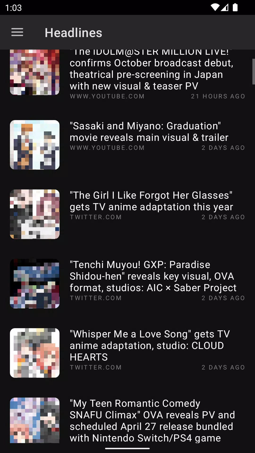 ภาพหน้าจอ LiveChart.me 3