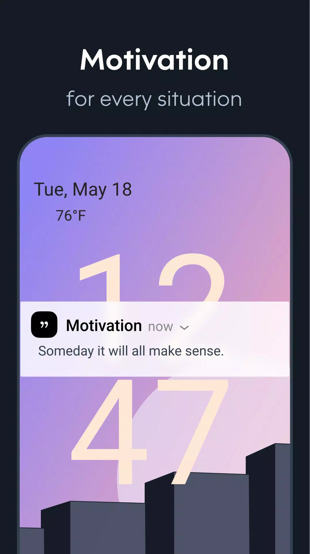 Motivation - 每日金句应用截图第1张
