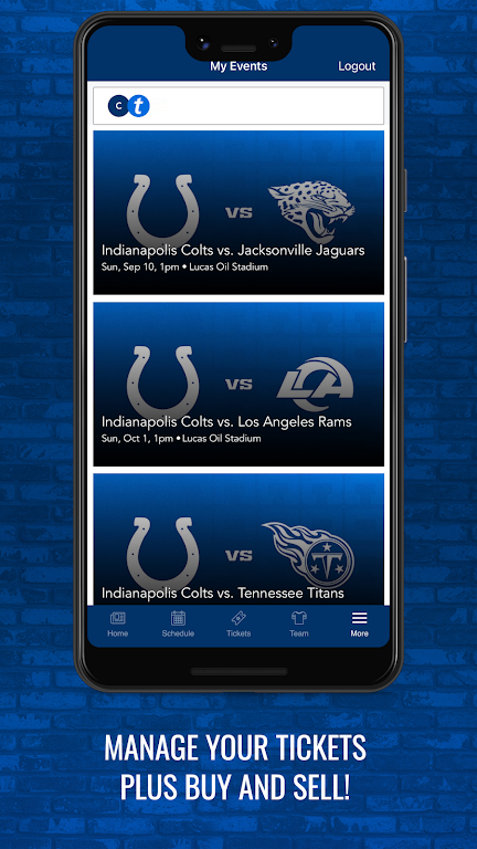 Indianapolis Colts Mobile ekran görüntüsü 3