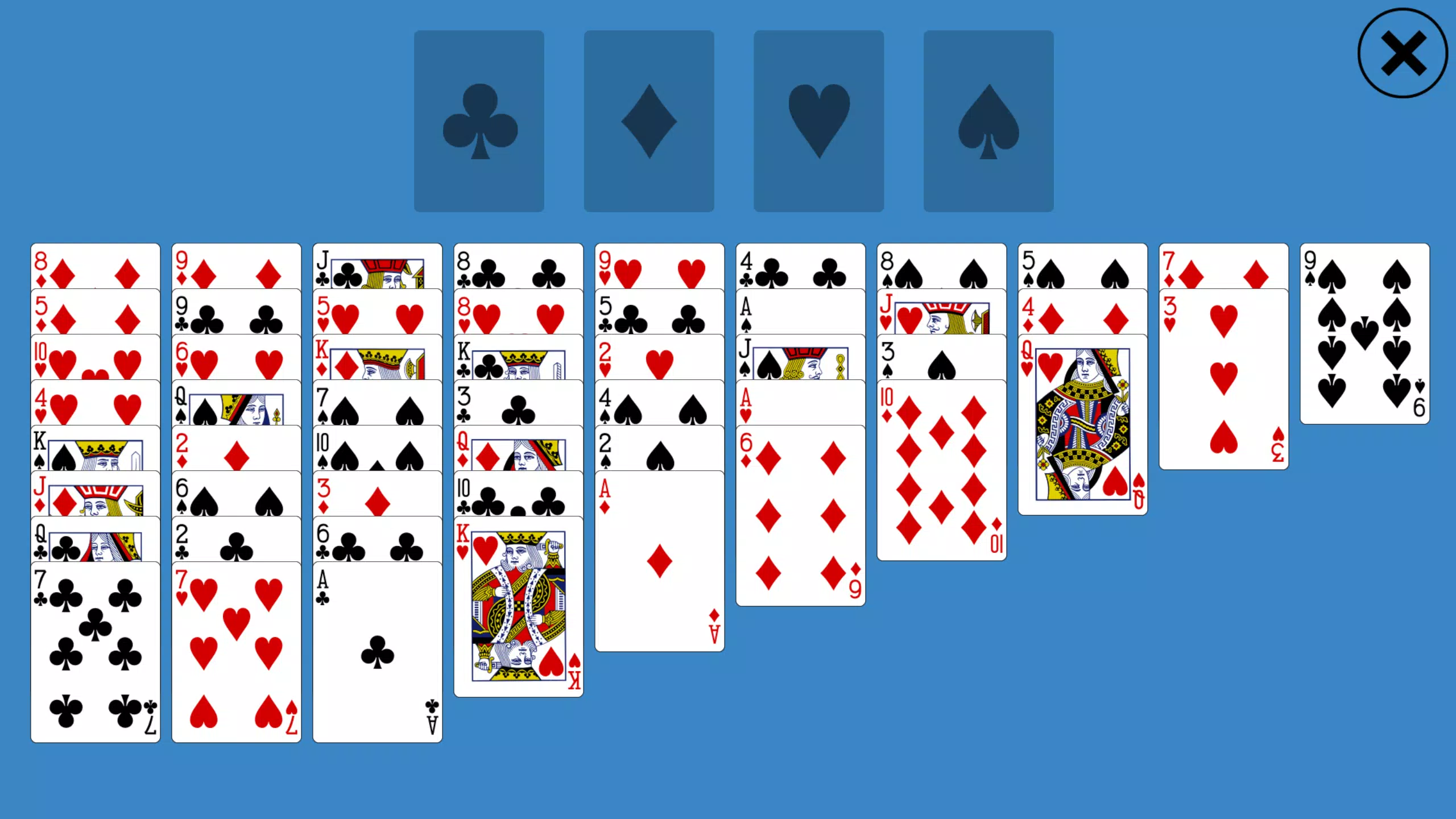 Classic Simple Simon Solitaire captura de pantalla 1