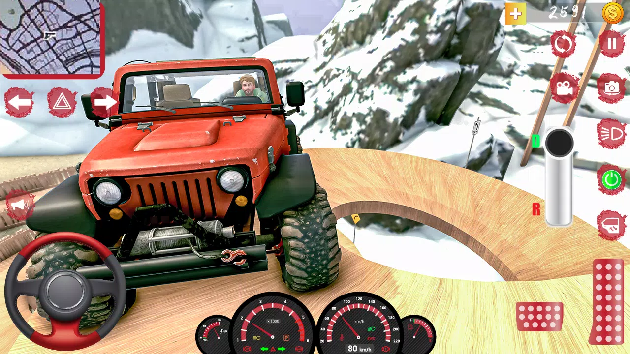 Mud Jeep Mud Driving Simulator экрана 2