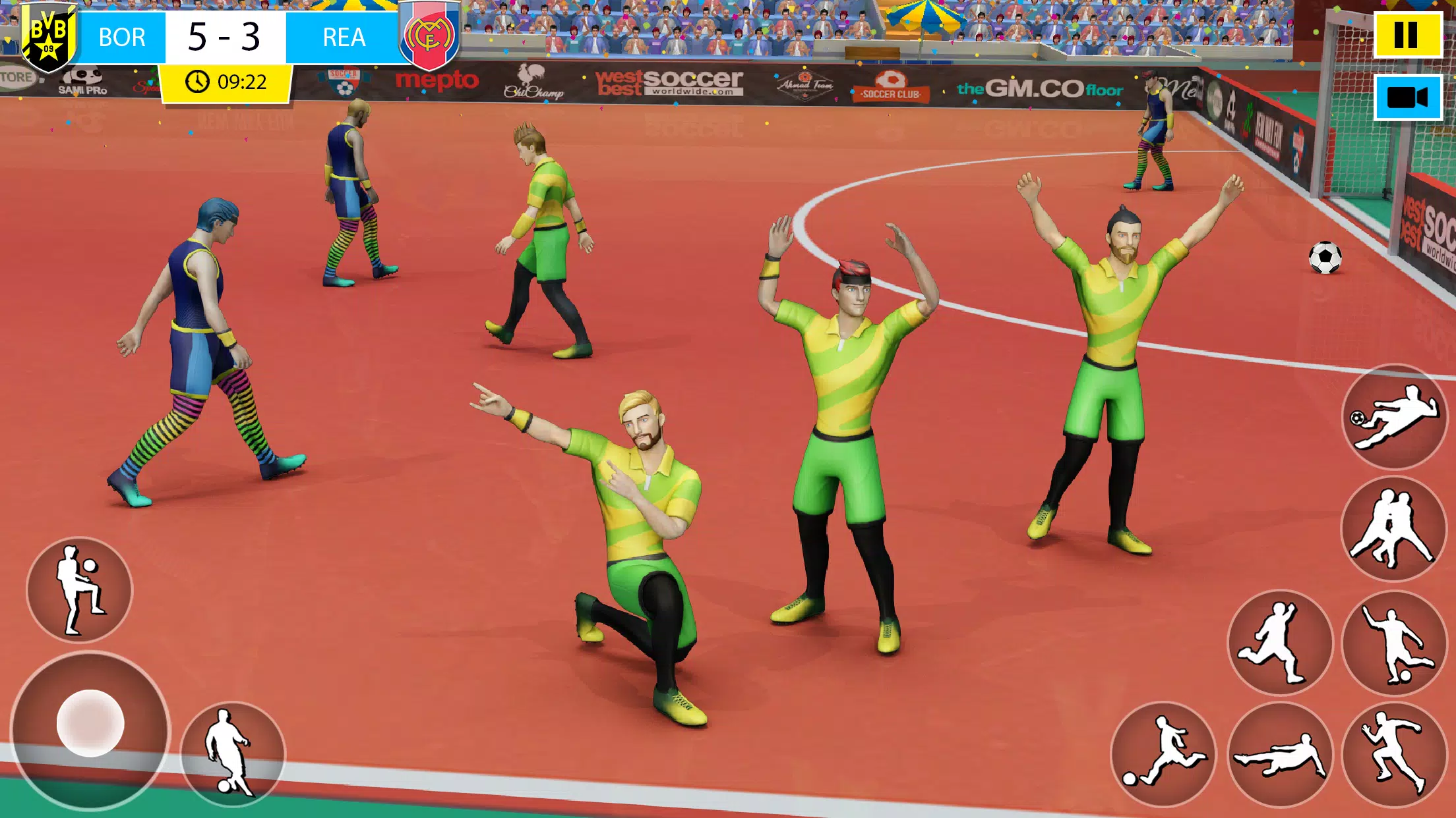 ภาพหน้าจอ Indoor Futsal: Football Games 3