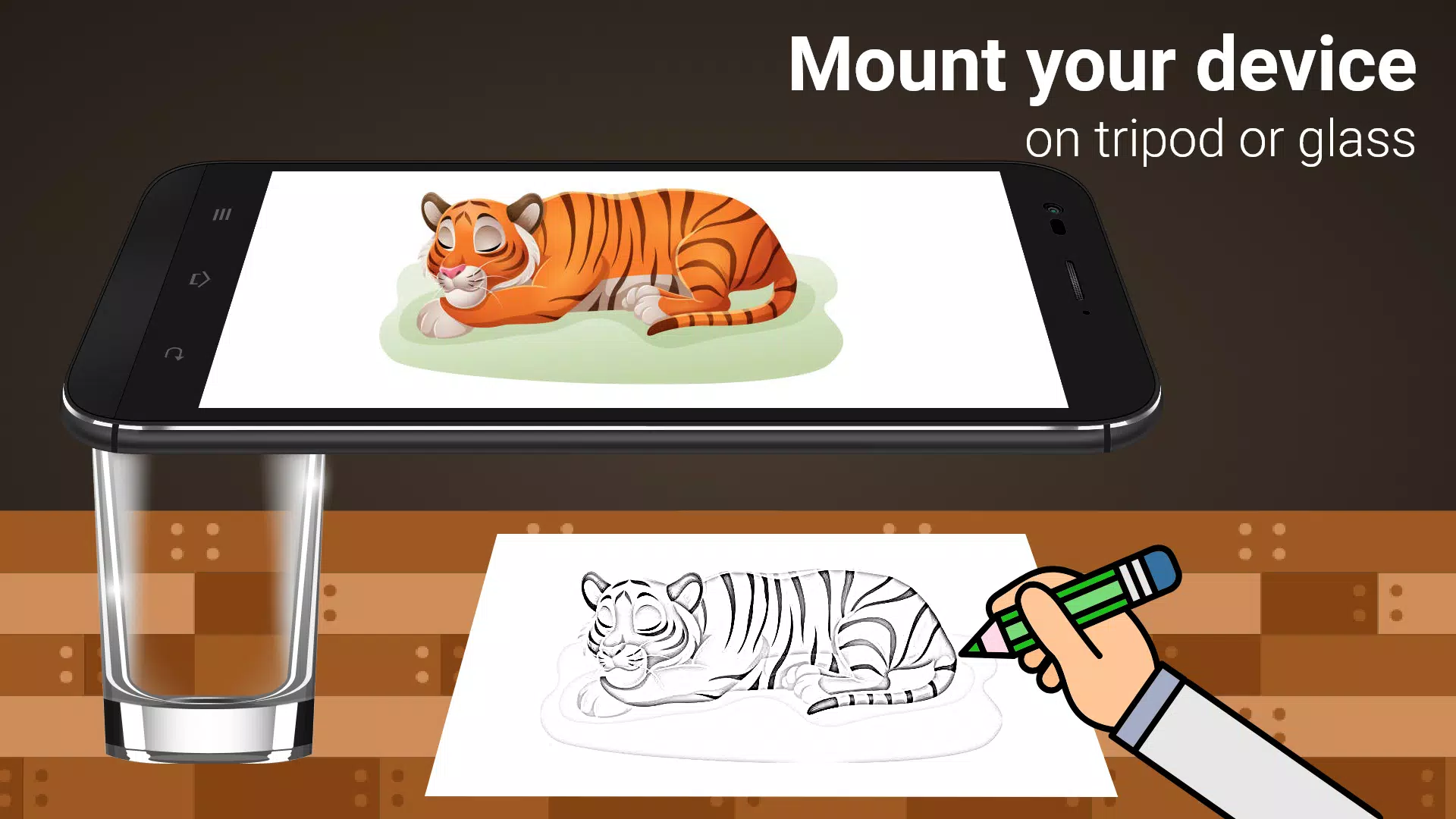 ภาพหน้าจอ Drawing - Draw, Trace & Sketch 1