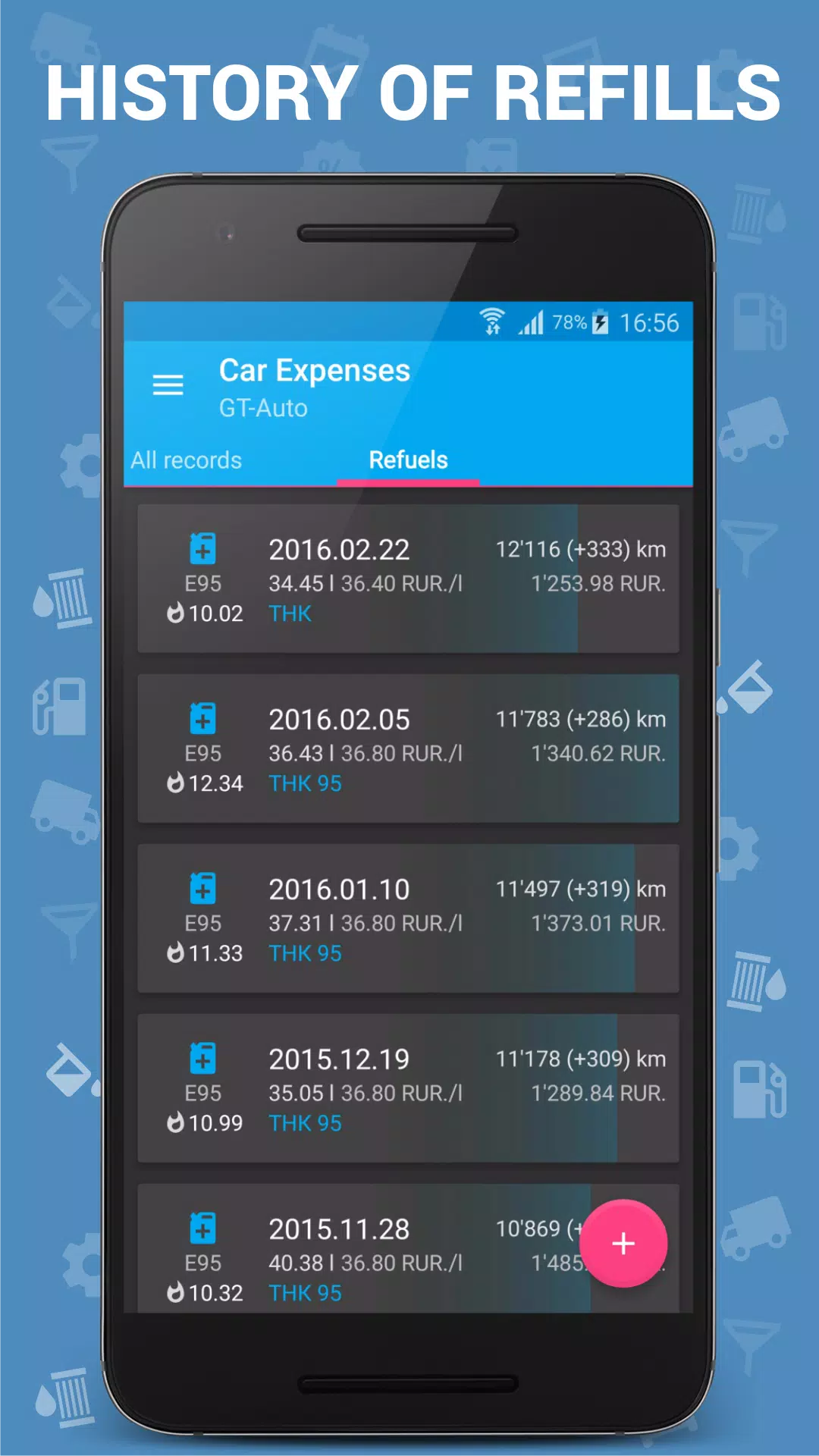 Car Expenses Manager Screenshot 3