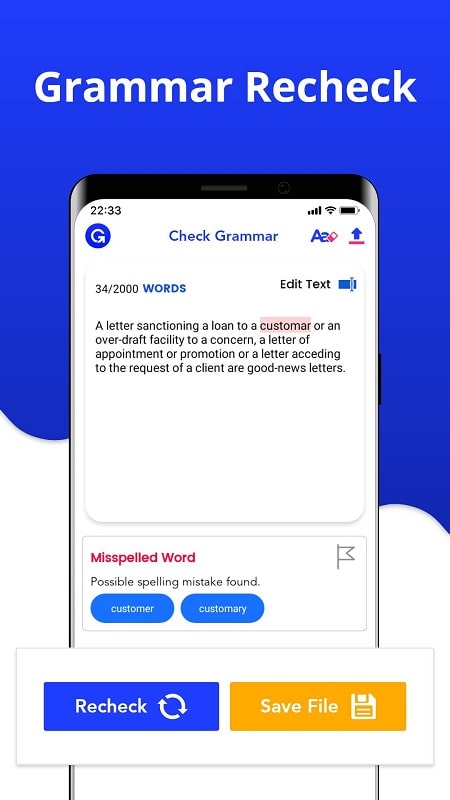 Screenshot Grammar Checker 2