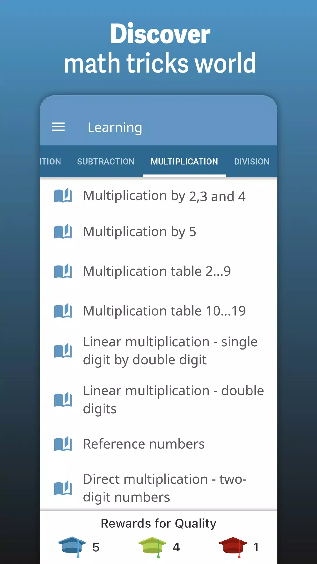 ภาพหน้าจอ Speed Math Mental Quick Games 2