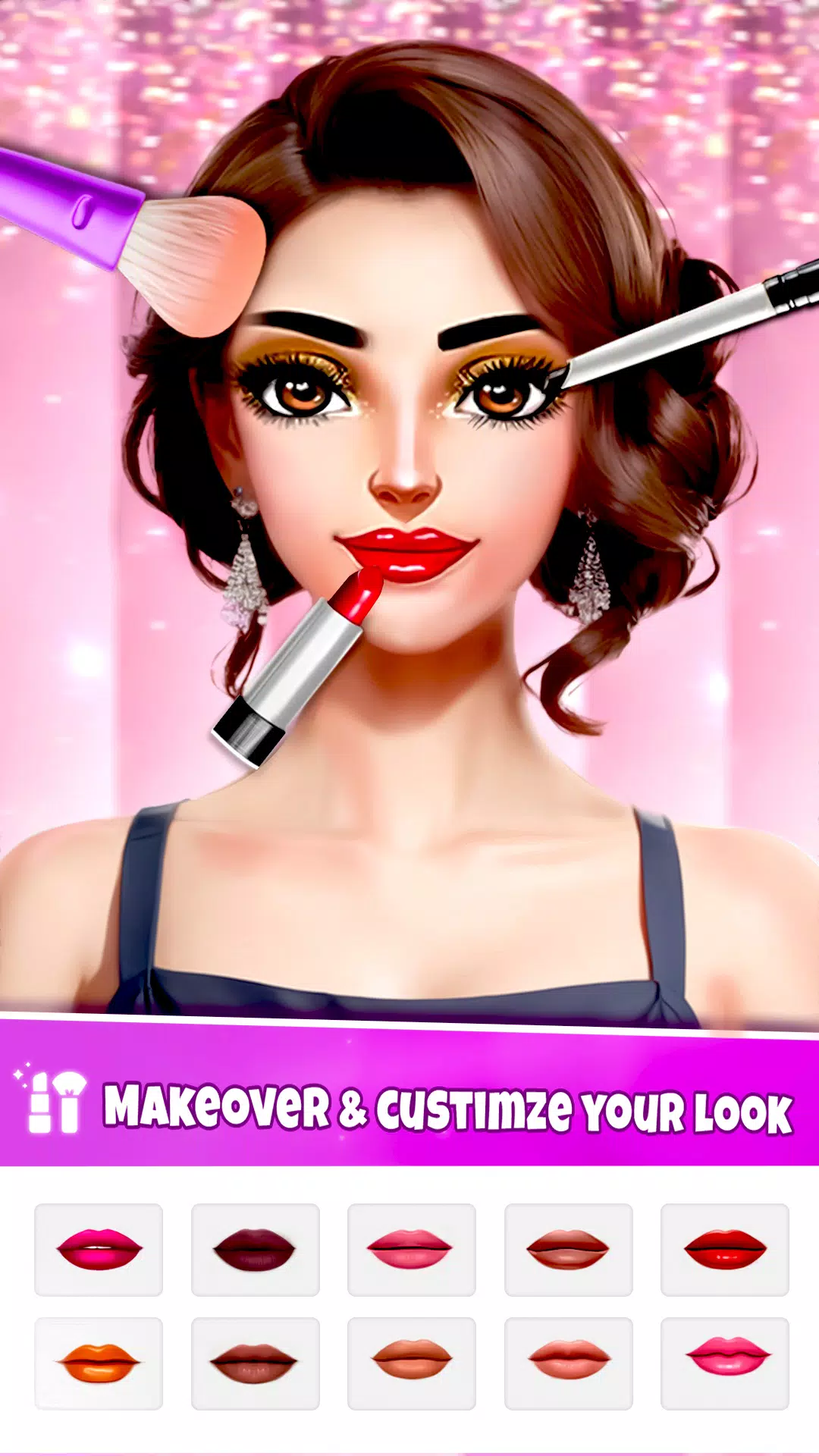 Fashion Dress Up, Makeup Game屏幕截圖1