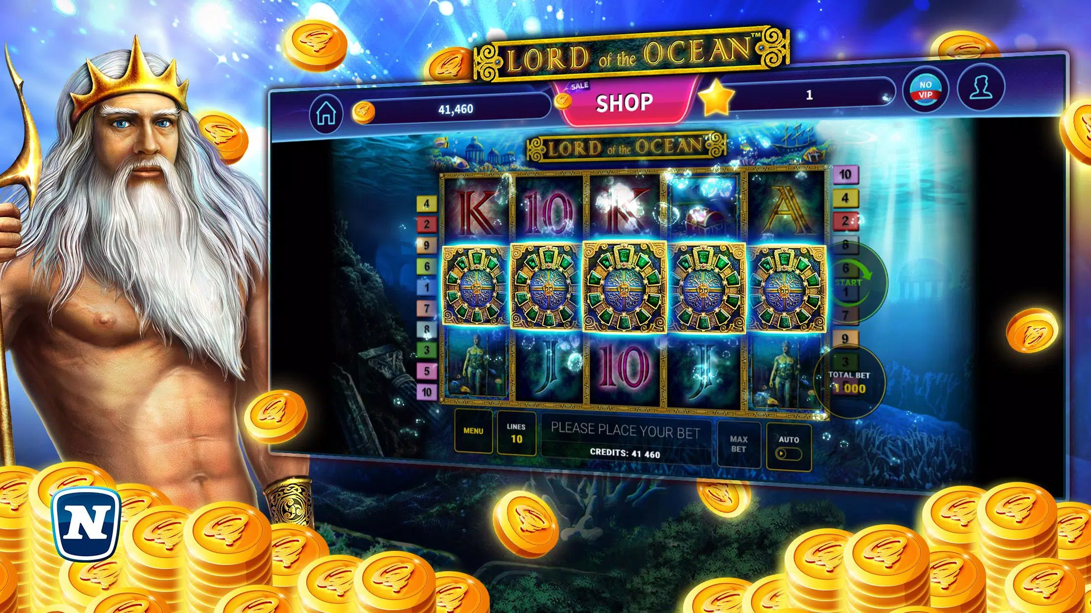 Lord of the Ocean™ Slot ảnh chụp màn hình 3