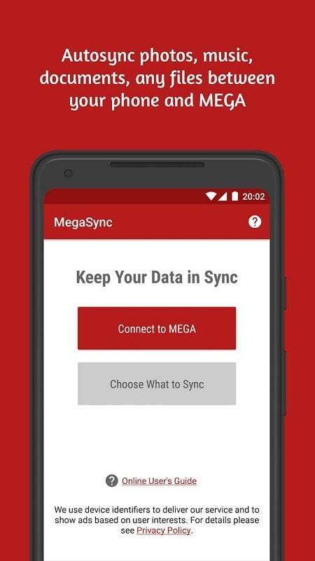 Autosync for MEGA - MegaSync экрана 2