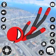 Screenshot Jogo Stickman CordaHero Spider 1