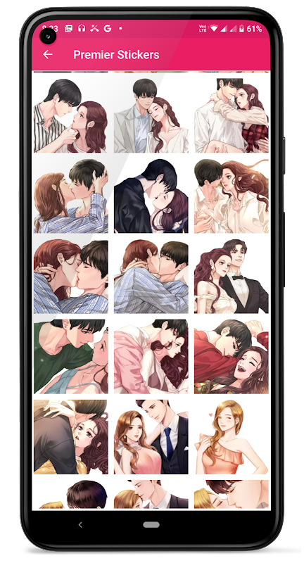 Kiss Me Love Stickers: Kiss Me Wallpaper應用截圖第3張