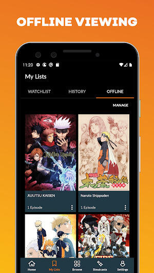 Screenshot Crunchyroll 2