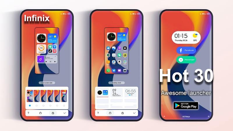 Infinix Hot 30 Launcher:Themes экрана 3