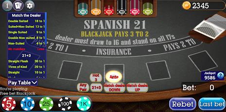 Spanish Blackjack 21屏幕截圖1