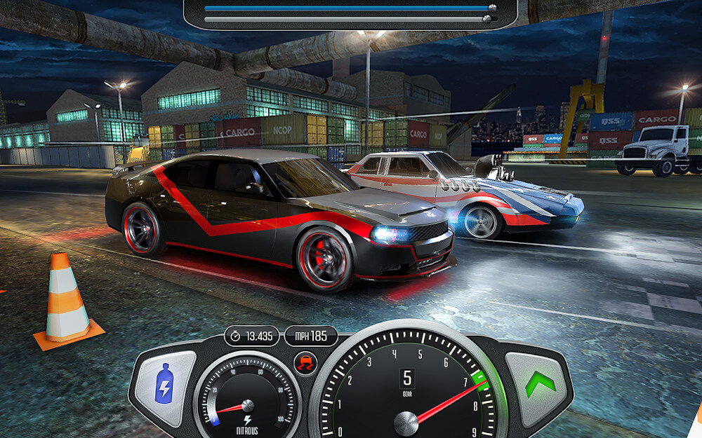 Top Speed: Drag & Fast Racing Mod Screenshot 1