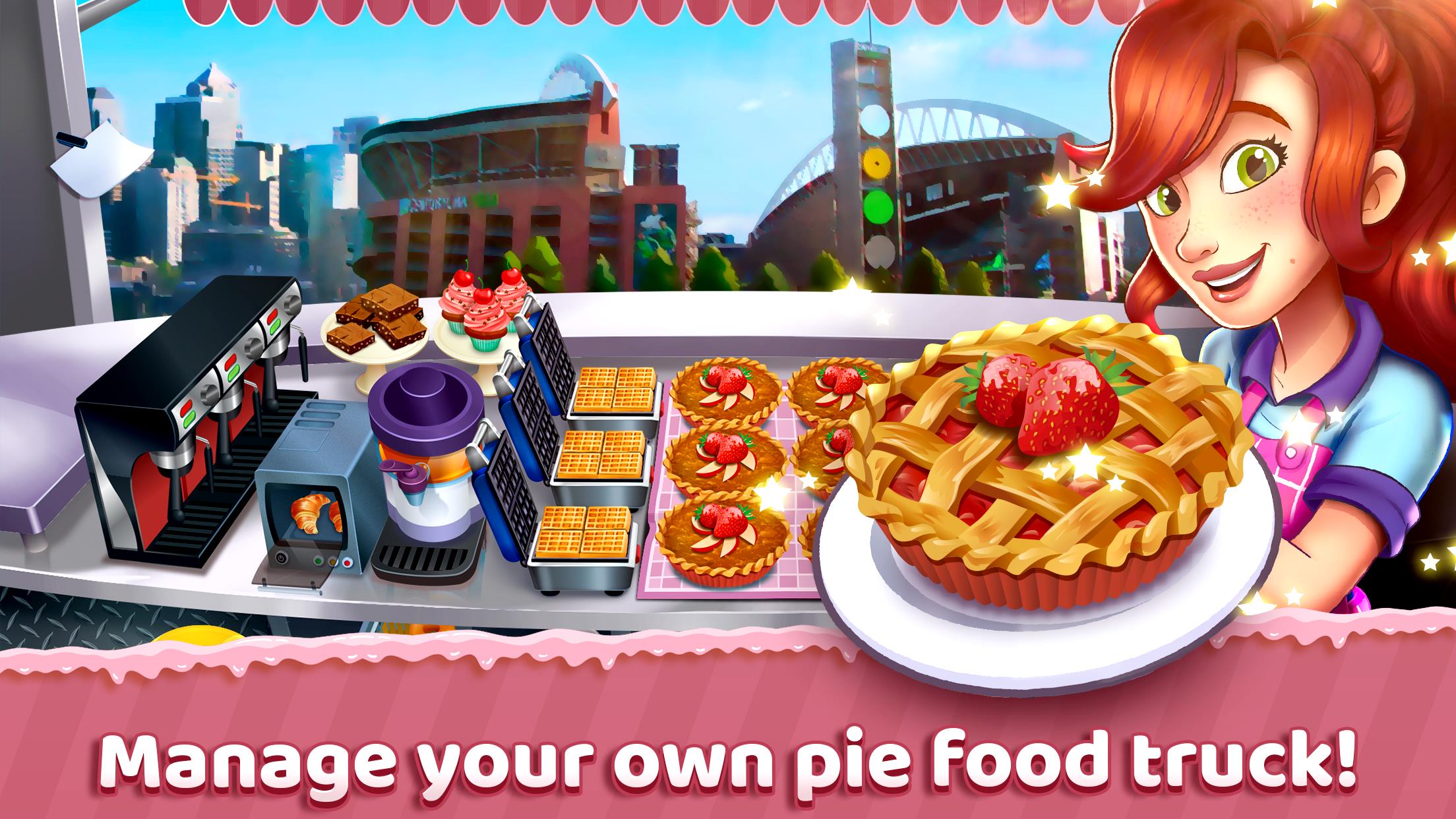 Seattle Pie Truck: Food Game экрана 1