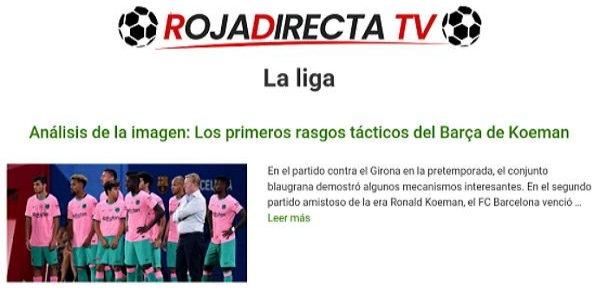 Roja directa - Futbol en vivoスクリーンショット2