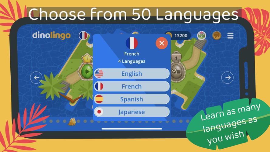 Dinolingo Kids Learn Languages Capture d’écran3