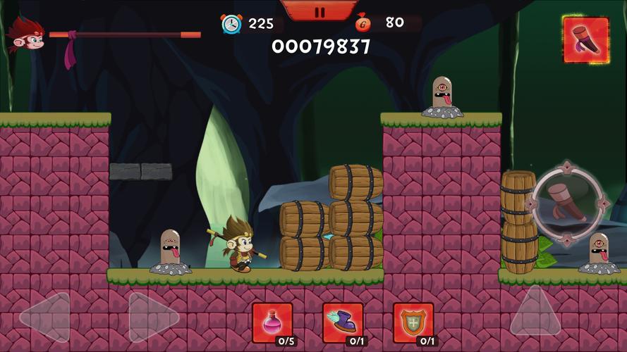 Willie the monkey king island captura de pantalla 2