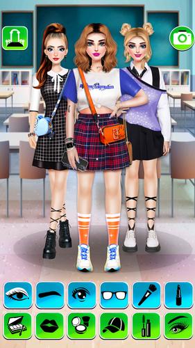 College Girls Fashion Dress Up captura de pantalla 2
