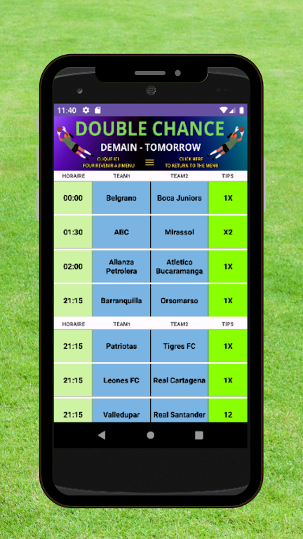 Football Double Chance screenshot 2