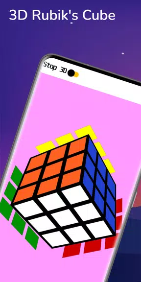 Rubik’s Cube Solver - 3D Cube screenshot 2