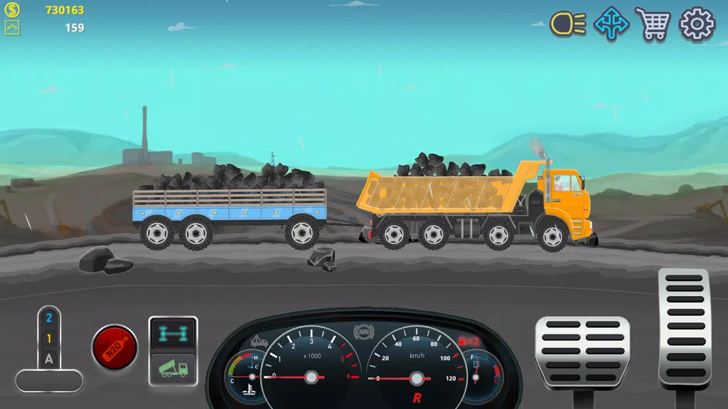 Trucker Real Wheels: Simulator ကိုဖန်သားပြင်3