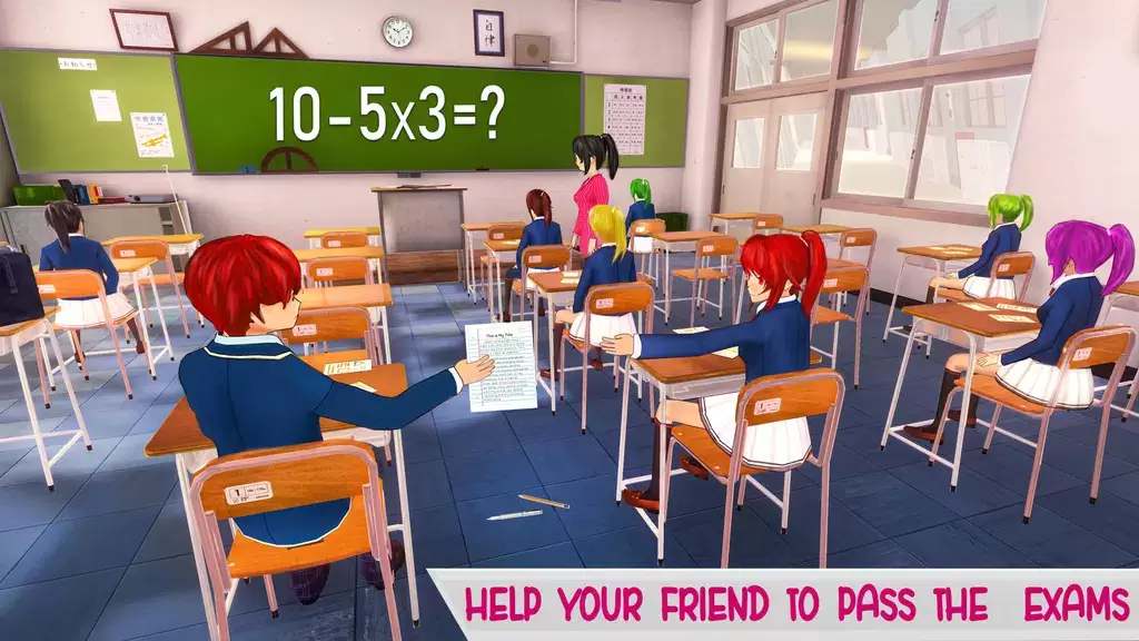 Screenshot Anime High School Life 2