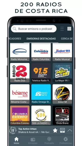 Radios de Costa Rica Online স্ক্রিনশট 1