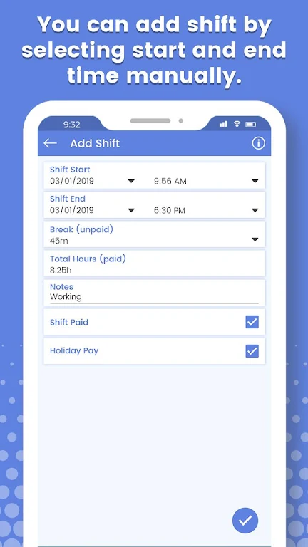 Work Log - Work Hours Tracking Capture d’écran1