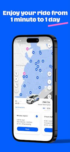 RideNow - carsharing zrzut ekranu 1