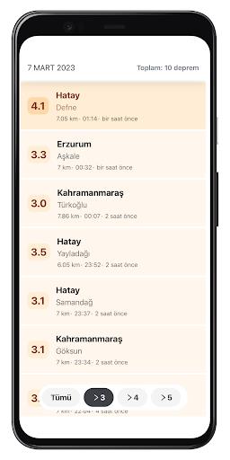 Zelzele Son 100 Deprem Screenshot 2