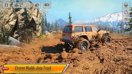 Offroad Driving Jeep Simulator ảnh chụp màn hình 1