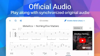 Songsterr Guitar Tabs & Chords captura de pantalla 1