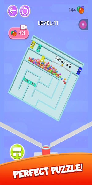 Maze Ball Mania Puzzle Game Screenshot 1